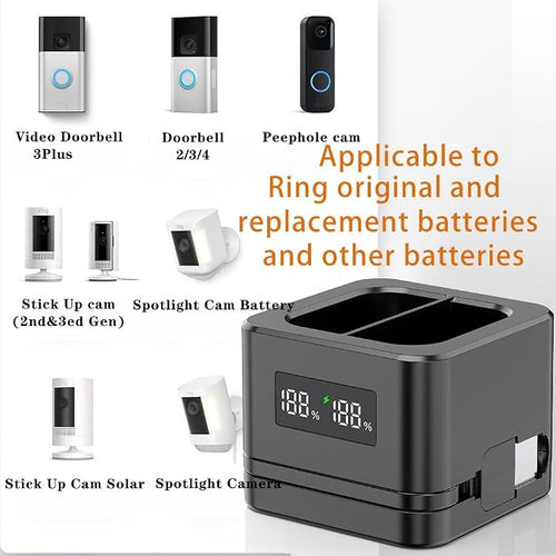 2 Pack Upgraded, Batteries Charger, A Charger Compatible - Image 2