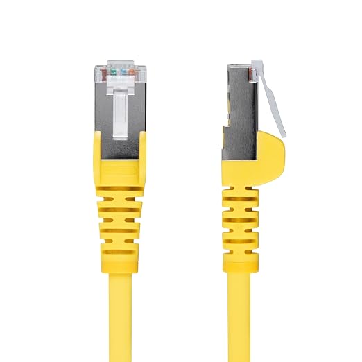 StarTech.com 10ft Yellow CAT6a Ethernet Cable, Snagless RJ45, 100W PoE++ - Image 2