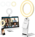 Ring Light for Laptop Desk Clip On, Small Computer Video Conference Lighting by Evershop