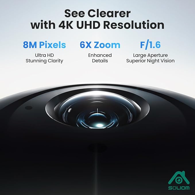 SOLIOM Security Cameras Wireless Outdoor, 4K Ultra HD - Image 2