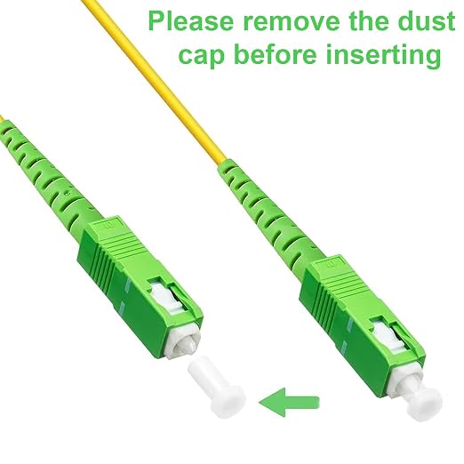 FLYPROFiber- OS2 0.5M SC/APC to SC/APC Fiber Optic Internet Cable, Single Mode - Image 5