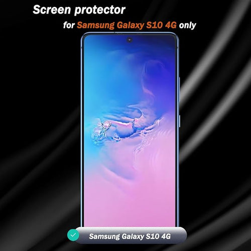 2 Pack Compatible with Samsung Galaxy S10 4G screen protector Tempered Glass - Image 2
