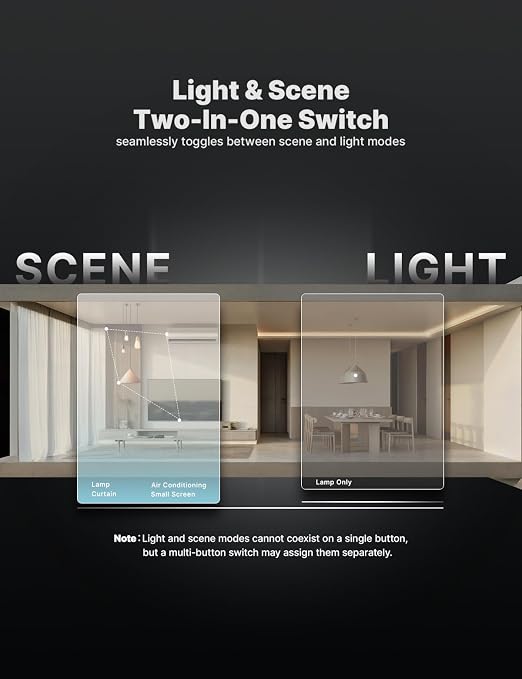 MOES Full Touch Smart Switch, ZigBee SF Wall Light Switch, Neutral Wire Required - Image 6