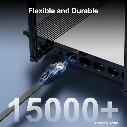 Cat 6 Ethernet Cable 3ft Flat Internet Network Cables - Image 6