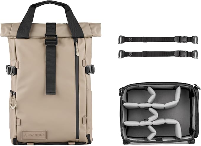 WANDRD PRVKE Rolltop 21L V4 Photography Bundle – Expandable Travel Camera by WANDRD
