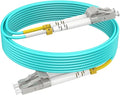 OM3 Multimode Fiber LC to LC, 1m Fiber Patch Cable, Options 0.7in~500ft by RamboCables