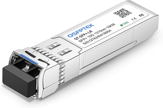 QSFPTEK 10G SFP+ Module, 10Gbase LR Optical Gigabit Ethernet Transceiver by QSFPTEK