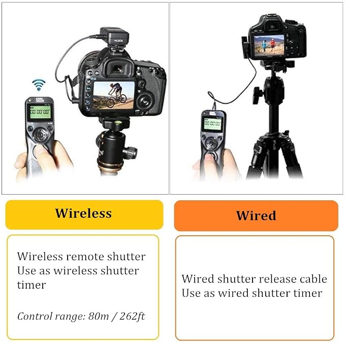 Pixel Remote Shutter Intervalometer TW283-E3 LCD Multi-Function Shutter Remote - Image 4