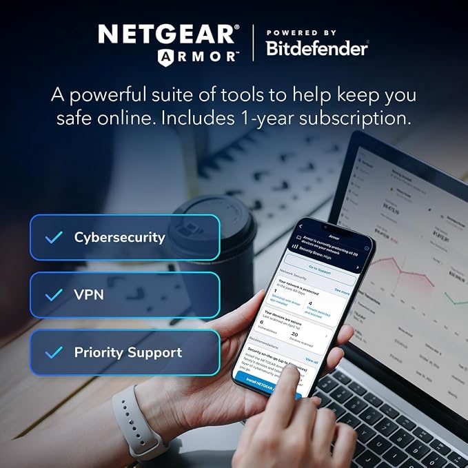 NETGEAR Orbi 970 Series Quad-Band WiFi 7 Mesh Network System - Image 3