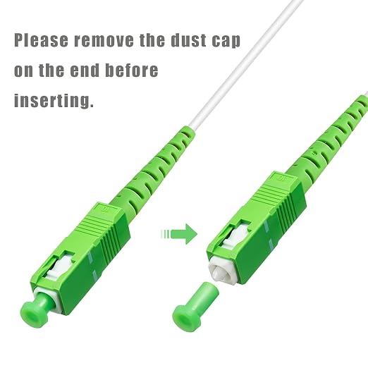 10Pack - 10m SC/APC to SC/APC Fiber Optic Internet Cable, Armored Single Mode - Image 5