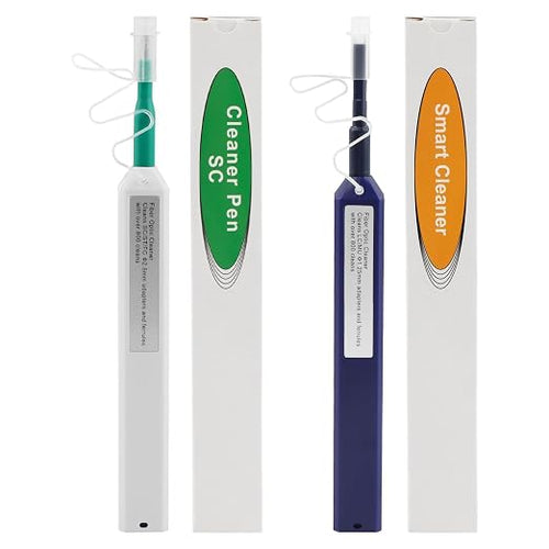 2pcs Fiber Optic Cleaner, Fiber Optic Connectors Cleaning Pen Over 800 Times by Unknown