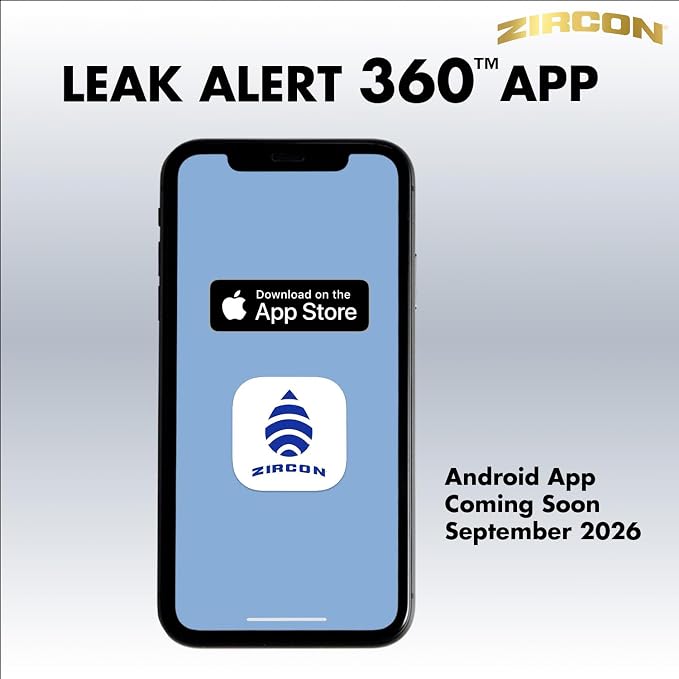 Zircon Leak Alert 360 Smart Water Leak Detector Kit - Image 7