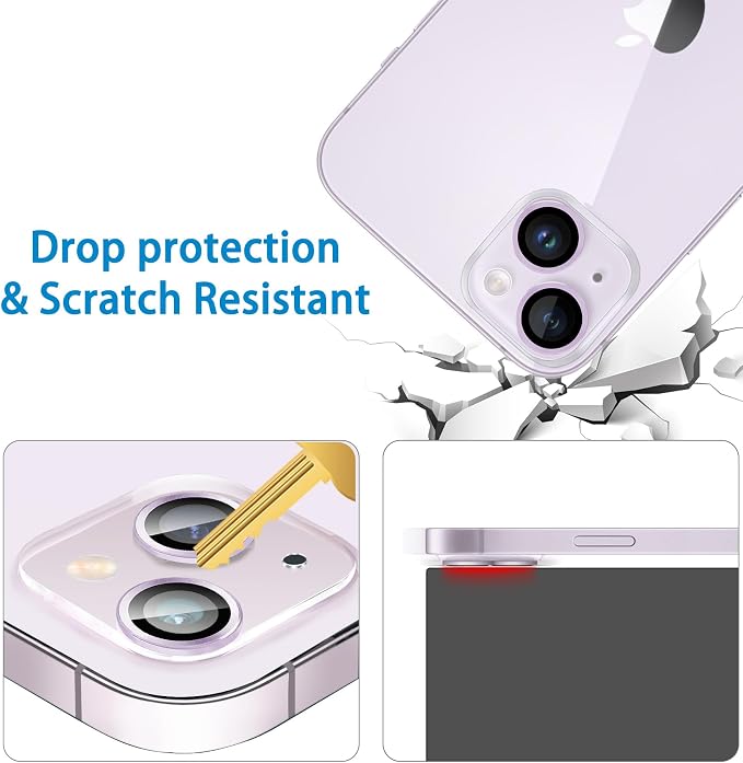 Dengduoduo 3 Pack Tempered Glass Camera Lens Protector - Image 4