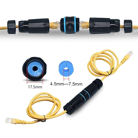 ZUZONG IP68 Waterproof RJ45 Coupler Shielded Pure Copper Ethernet Coupler - Image 2