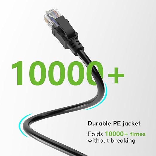 Aqerrow Cat6 Ethernet Cable 50FT, Outdoor Direct Burial Cat 6 Cable 24AWG High - Image 8