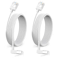 90° Downward Angled Cat 6A Ethernet Ultra Slim Cable 3.3 Feet 2Pack, Flexible by DUTEVOLNS