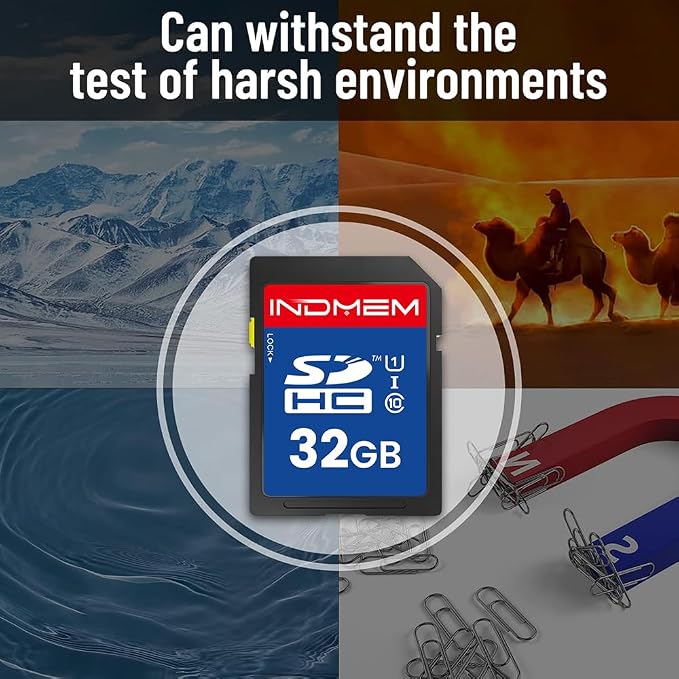 32GB SD Card, 2 Pack SDHC Memory Cards UHS-I U1 Class 10 High-Speed Full HD - Image 5