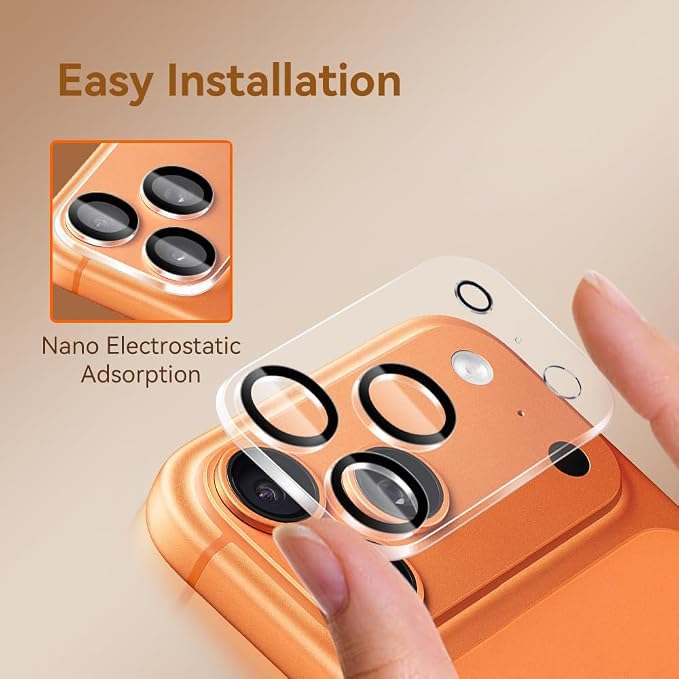 Camera Lens Protector for iPhone 17 Pro 6.3", 9H Tempered Glass，Ultra HD - Image 5
