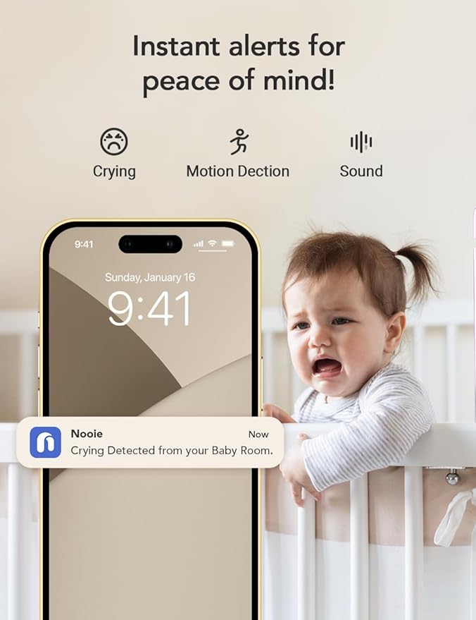 nooie 2K Smart WiFi Baby Monitor - Image 4