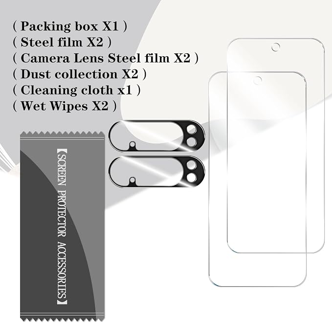 BIGFACE for Pixel 10 Pro XL Tempered Glass Screen Protector + Camera Lens - Image 7