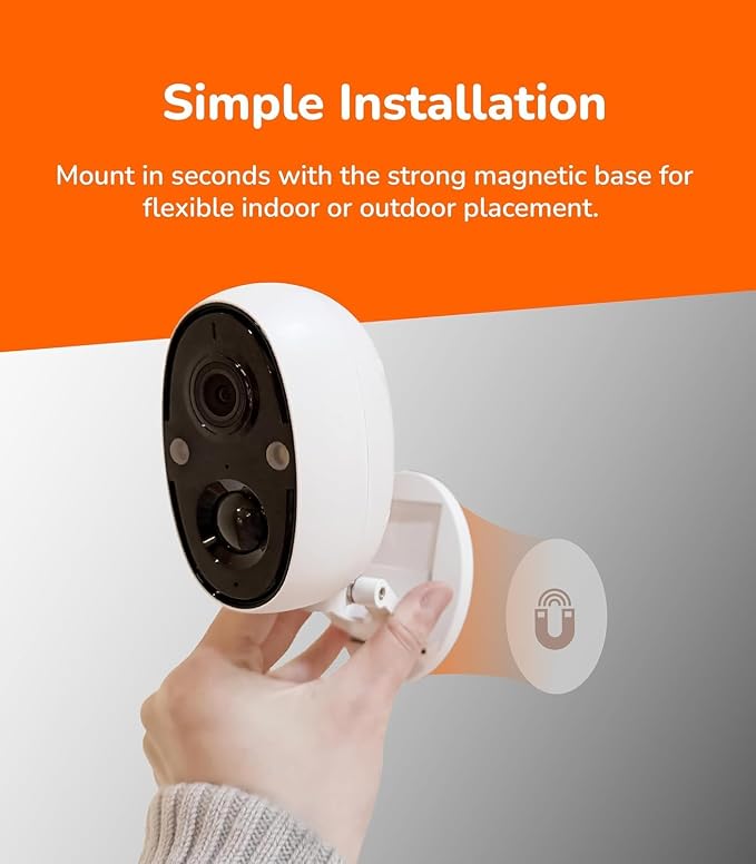 SensForge 2.5K Indoor Outdoor Battery Camera Lite, Dual-Band WiFi, Free AI - Image 9