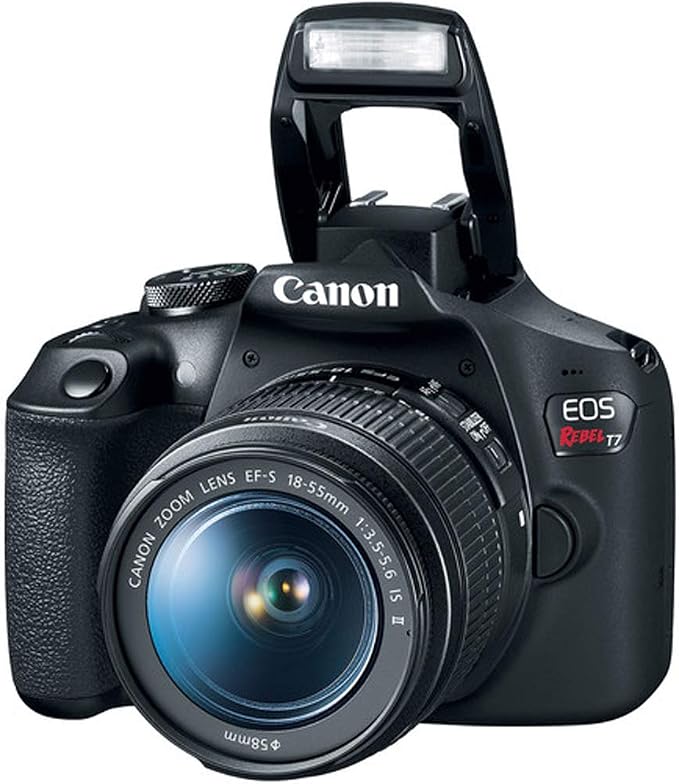 Canon EOS Rebel T7 Digital SLR Camera 18-55mm f/3.5-5.6 is II Kit Bundle - Image 5