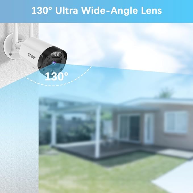 【All-in-One Security System】 5MP Outdoor Wireless Security Camera System - Image 5