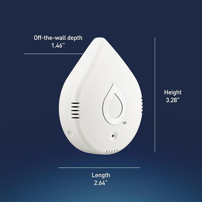 Moen White Flo Smart Water Leak Detector, Water Sensor Alarm - Image 6