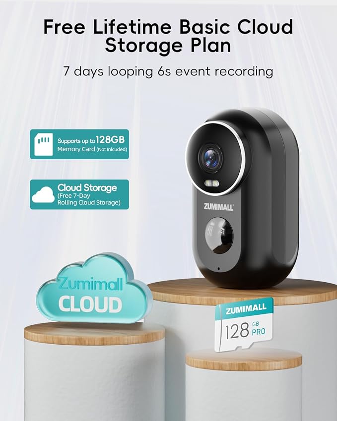 ZUMIMALL Solar Security Cameras Wireless Outdoor, Solar Camera Outdoor Wireless - Image 7
