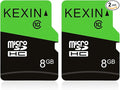 KEXIN 8GB Micro SD Card 2 Pack by Home