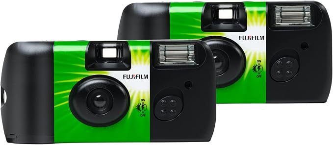 Fujifilm QuickSnap Flash 400 One-Time-Use Camera -2 Pack by FUJIFILM