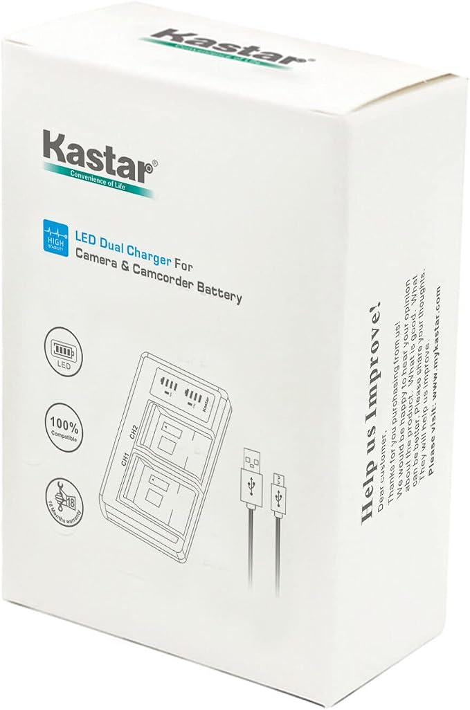 Kastar 3-Pack LB-070 Battery and LTD2 USB Charger Replacement - Image 6
