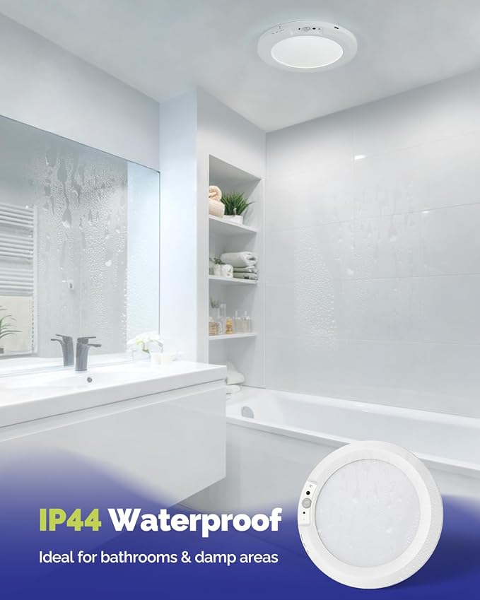 4PCs 10, 000mAh Rechargeable Ceiling Light - Image 3