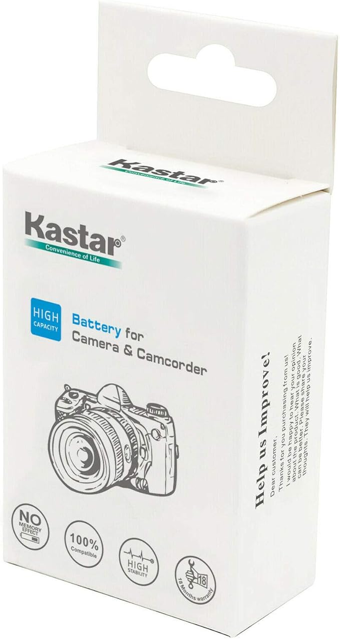 Kastar 2-Pack BN-VF808 Battery and AC Wall Charger Replacement - Image 5
