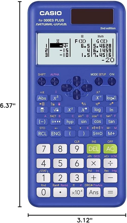 Casio fx-300ES Plus 2nd Edition – Standard Scientific Calculator | 262 Functions - Image 15