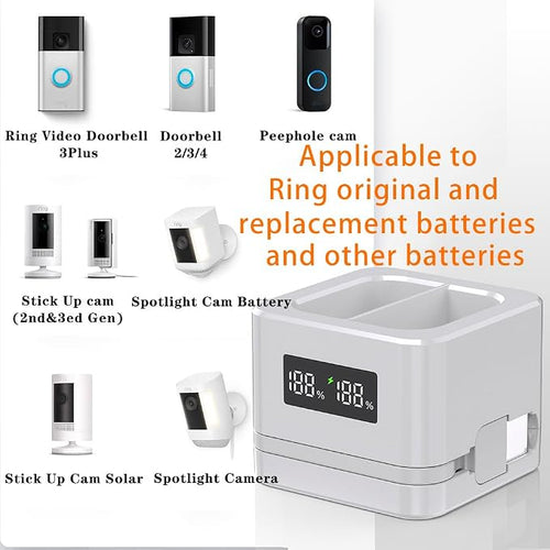 2 Pack Upgraded, Batteries Charger, A Charger Compatible - Image 2