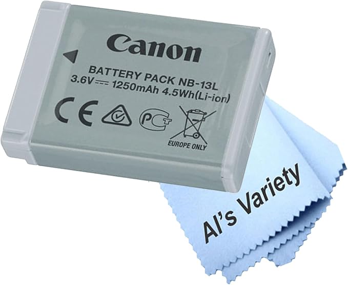 Canon NB-13L Lithium-Ion Battery Pack Powershot G1 X Mark II, G7 X, G7 X Mark II by Canon
