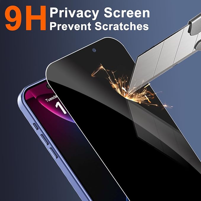 for iPhone 15 Pro Case with Privacy Screen Protector and Camera Protection - Image 8