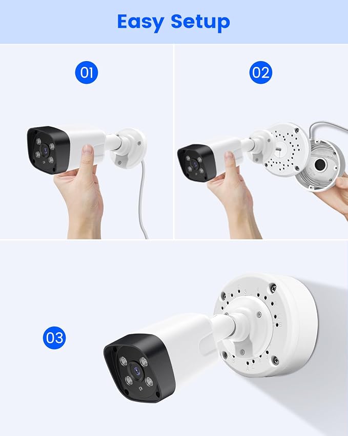 Metal Universal Bullet Security Camera Junction Box, Aluminum Mount Bracket Base - Image 6