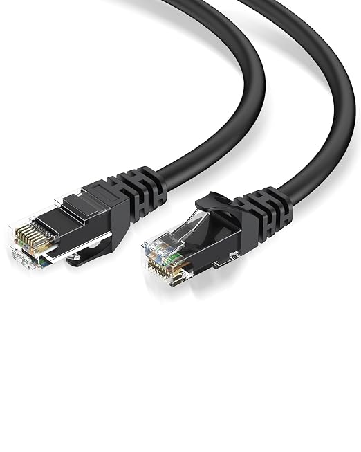 Cat 6 Ethernet Cable 3ft, High Speed 10Gbps Network Cable, UTP 24AWG Flexible by LinkNexa