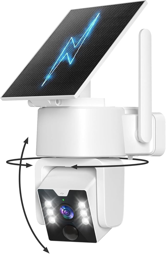 5G & 2.4G Wi-Fi Outdoor Camera Wireless, Solar Security Cameras Wireless Outdoor by Unknown