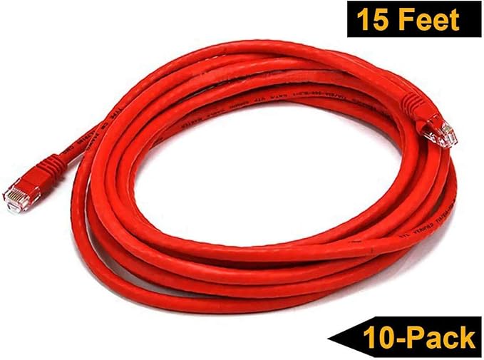 iMBAPrice 25'Cat5e Network Ethernet Patch Cable, 10 Pack - Image 6