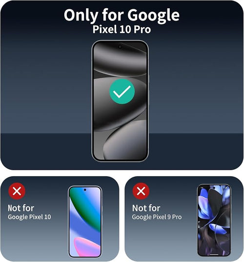 4-Pack Camera Lens Protector for Google Pixel 10 Pro, Tempered Glass Camera - Image 2