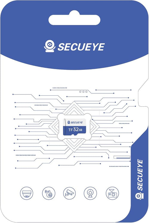 32GB TF Memory Card Class 10 FAT32 High Speed Reading/Writing by SECUEYE