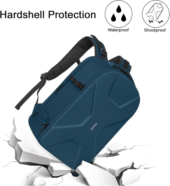 MOSISO Camera Backpack, DSLR/SLR/Mirrorless Photography Camera Bag Full Open - Image 3
