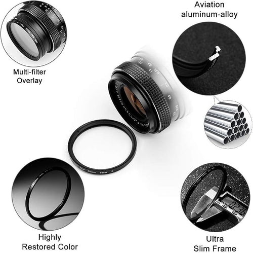 40.5mm Star Filter 3 Pieces Starburst Lens Filter - Image 2