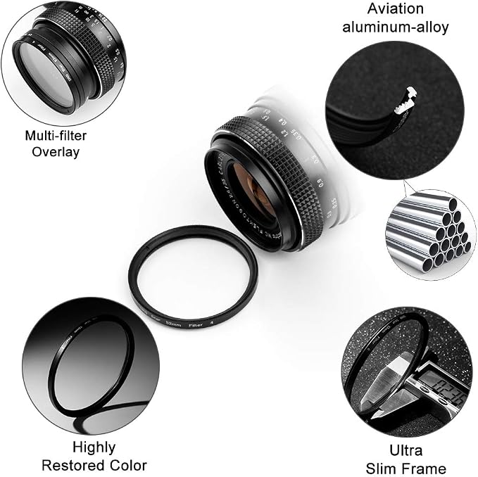 Sedremm Compatible with 67mm Star Filter 3 Pieces Starburst Lens Filter Canon - Image 2