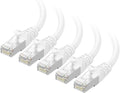 Cable Matters 10Gbps 5-Pack Snagless Short Shielded Cat 6A Ethernet Cable - 3ft by CableMatters