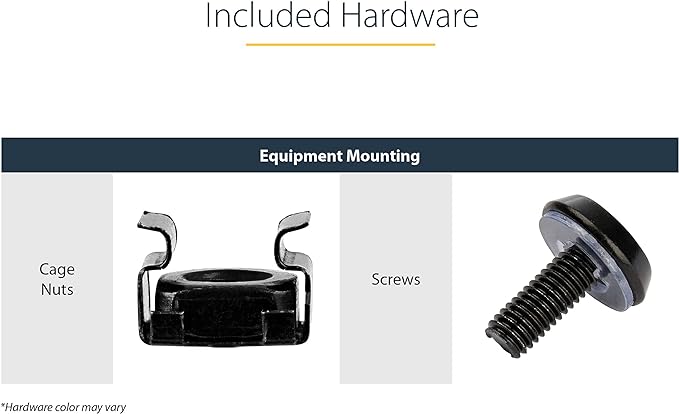 StarTech.com 2-Post 12U Heavy-Duty Wall Mount Network Rack, Wall Mount Data Rack - Image 5