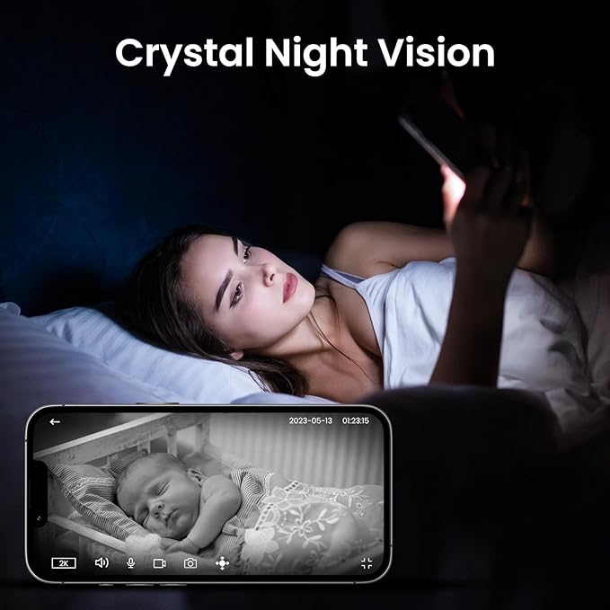 2K Indoor Security Camera-Baby Monitor - Image 4